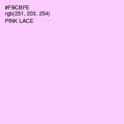 #FBCBFE - Pink Lace Color Image